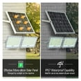 thumbnail image 4 of 2head LED Solar Light Outdoor LED FloodLamp Remote Control Waterproof For Garden Path Street Wall Solar Landscape Spotlight ,Power Saving, 4 of 7