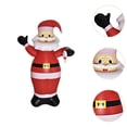 thumbnail image 3 of Elodie Christmas Inflatables Santa 2M Lightweight Yard Decor PVC Outdoor Decoration for, 3 of 8