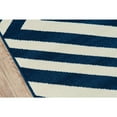 thumbnail image 3 of Momeni Baja Zig Zag Navy Indoor Outdoor Rug 2'3" X 7'6" Runner, 3 of 4