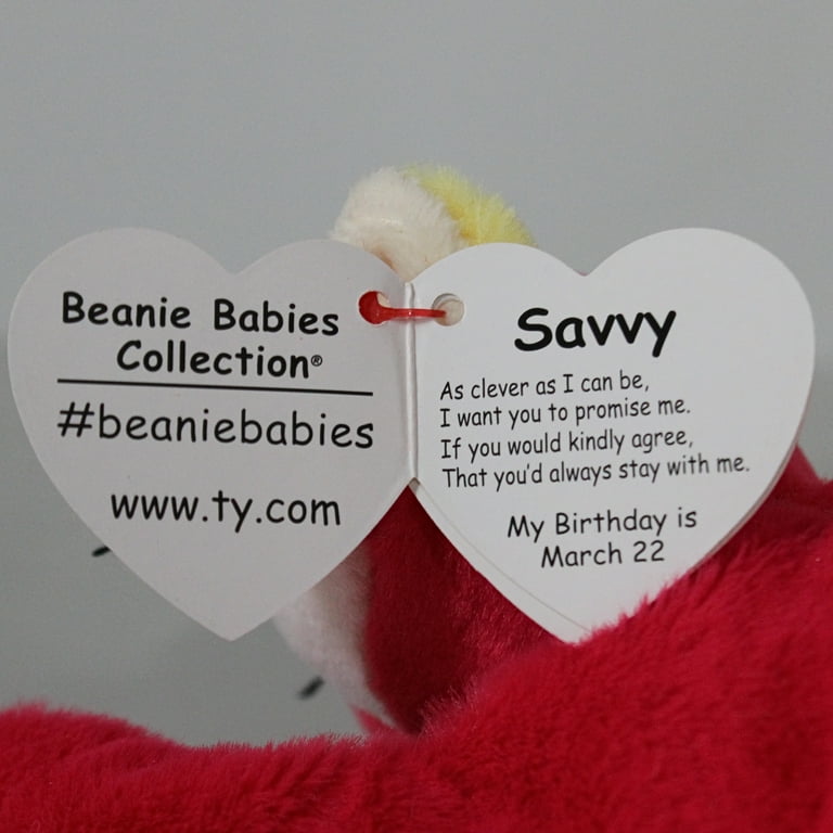 Ty Beanie Baby - Savvy the Fox – 30th Anniversary - Stuffed Animal