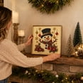 thumbnail image 4 of Christmas Pearl Art DIY Kit, Snowman 3D Diamond Painting Crafts, DIY Xmas Home Decor Wall Art, Beginner DIY Seasonal Party Gift, 4 of 4