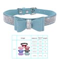 thumbnail image 2 of tredstone Bling Crystal Cat Collar Metal Adjustable Puppy Bow Tie Rhinestone Soft Collars Pet Supplies for Small Medium Dogs, 2 of 4