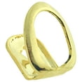 thumbnail image 5 of 14k Gold Plated Open Face Grillz Single Cap Top Hollow K9 Canine Tooth Hip Hop Grills, 5 of 6