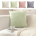 thumbnail image 1 of Breathable Removable Pillow Cover with Hidden Zipper - Soft Solid Color Cushion Case for Sofa, Bed & Decor, 1 of 6