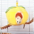 thumbnail image 3 of Cama para mascotas Casa de algodón Animal pequeño Colgando Nido Hamaca con forma de fruta (Amarillo) Ndcxsfigh Para estrenar, 3 of 6