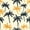 Black Palm Trees Pattern, variant on Yayeee Toggle Light Switch Wall Plate 2-Gang 4.56"x4.48" Decorative Outlet Cover, Blue Palm Tree Pattern
