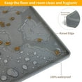 thumbnail image 6 of Waterproof Non-Slip Silicone Feeding Bowl Mat Prevent Food and Water Overflow, Puppy Dish Feeder Fountain Trays Suitable for Medium and Small Pets, 6 of 31