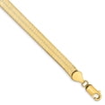 thumbnail image 1 of 14K Yellow Gold 5.5mm Silky Herringbone Chain, 1 of 4