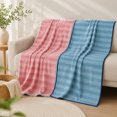 thumbnail image 7 of Flannel Throw Blanket, Soft Lightweight Decorative Blanket for Couch, Sofa, Bed, Cozy Warm Throw for Living Room, Bedroom, Indoor Home Use, 7 of 7