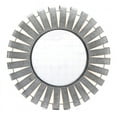 thumbnail image 1 of LuxenHome Silver Metal Windmill Accent Wall Mirror, 1 of 7