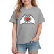 thumbnail image 1 of Blusas y camisas de manga corta con cuello redondo para niños y niñas, camisetas gráficas de manga corta, blusas con estampados bonitos para la temporada escolar., 1 of 8