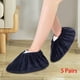 thumbnail image 4 of Fundas De Zapatos De Franela A Prueba De Polvo Lavables Para Contratistas De Bienes Raíces De Oficina Azul Oscuro SM SunniMix Cubrezapatos reutilizables, 4 of 8