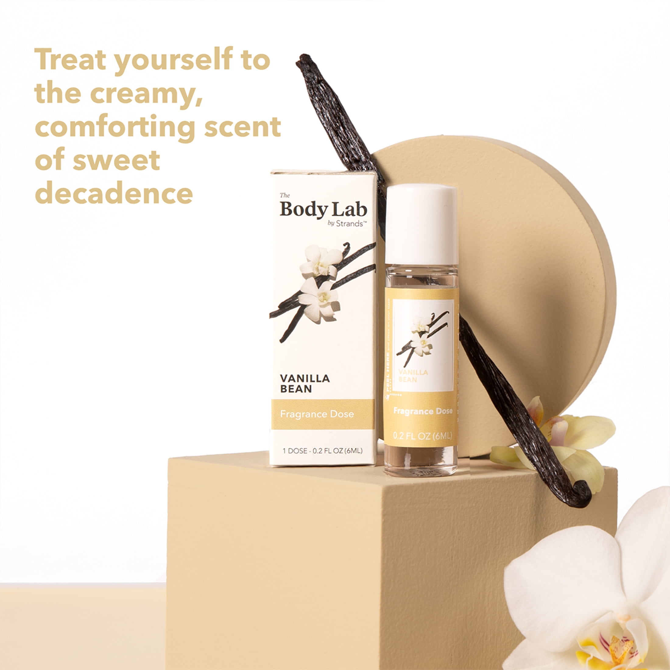 The Body Lab Fragrance Dose, Vanilla Bean, 0.2 fl. oz.