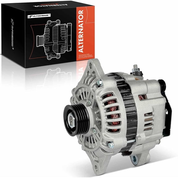 A-Premium Alternator Compatible with Mazda RX-7 RX7 1993 1994 1995 1.3L, 12V 100A 5-Groove Pulley Clockwise, Replace# A003T08591, N3A1-18-300A