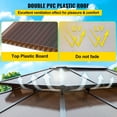 thumbnail image 2 of VEVOR 10' x 10' Hardtop Gazebo, Brown Double Roof Mosquito Netting, 2 of 9
