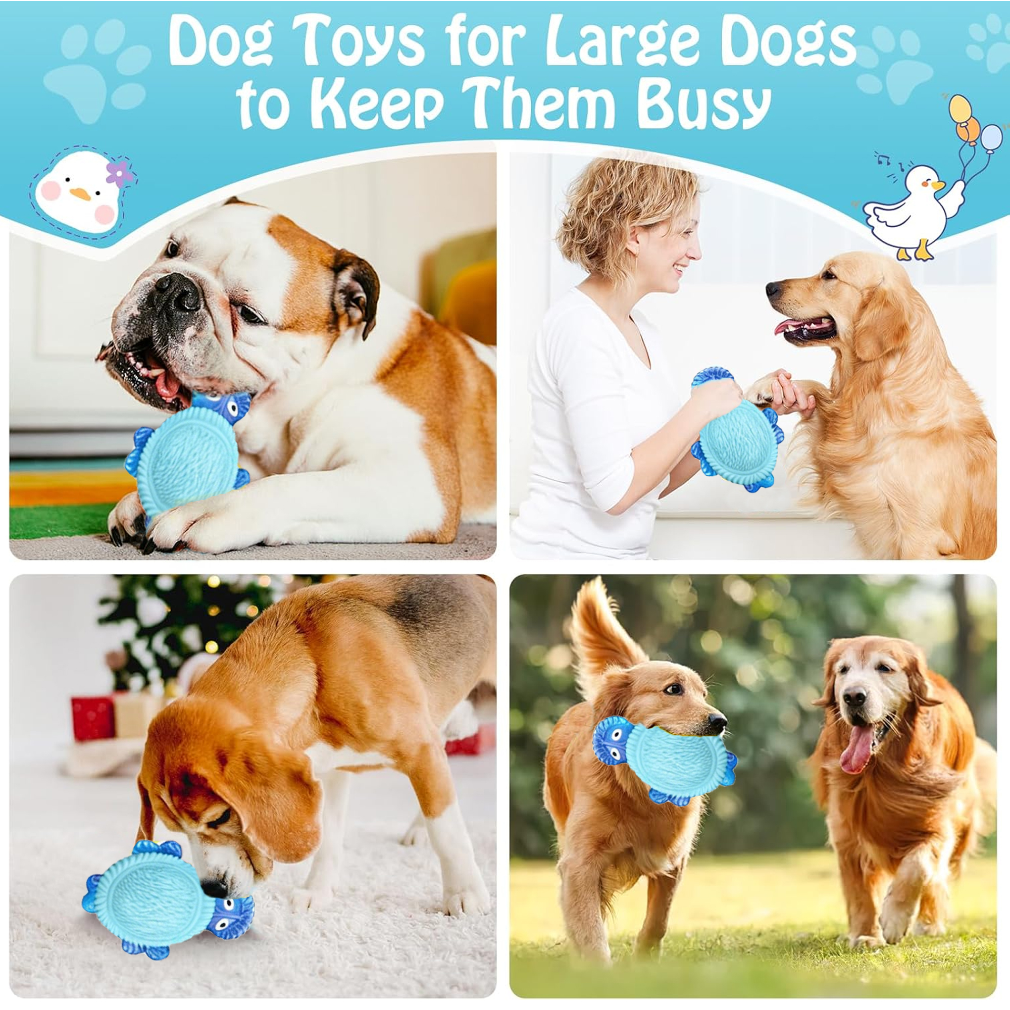Pet Deluxe Tough Dog Chew Toy for Aggressive Chewers photo 4