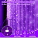 thumbnail image 3 of Cadena de luces SINAMER 600 LED moradas, 6 x 3 m, 8 modos, 3 of 6