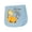 AE-Light Blue, variant on Inktastic My Oma Loves Me Baby Burp Cloth