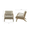 thumbnail image 6 of CoSoTower Mid Century Modern Solid Wood Frame Lounge Chair, 6 of 7