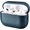 Blue, variant on ICARER FAMILY AirPods Pro 3 Earbuds Case, Vintage Leather with Strap, Brown