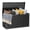Black, variant on ZEUKMXOO 75 Gallon Outside Deck Box,Waterproof UV-Resistant Storage Bin for Cushion, Pillows, Suitable for Outdoor, Indoor (Black)
