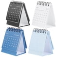 thumbnail image 3 of 4 Pcs Petits Calendriers de Bureau Intérieur Calendriers de Notes du Nouvel An Petits Calendriers, 3 of 8