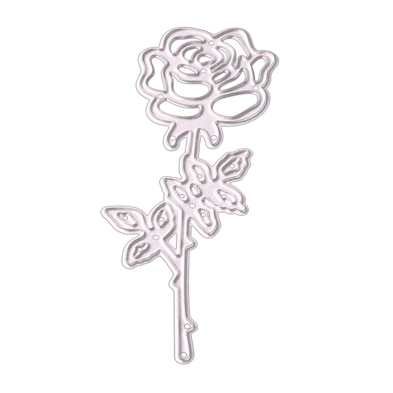 Rose Flower Metal Cutting Dies Stencil Scrapbook Embossing Paper Card Crafts DIY