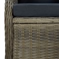 thumbnail image 5 of vidaXL 5 Piece Garden Dining Set Brown Poly Rattan, 5 of 5