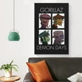 thumbnail image 4 of Gorillaz Wall Hanging Painting Wall Art Canvas Paintings Posters Home Decorations 20x30inch(50x75cm), 4 of 8
