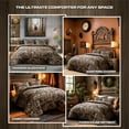 thumbnail image 3 of VISI-ONE Realtree Max-5 Camo Full 3 Piece Comforter Set – All-Season Lightweight Microfiber Bedding, Farmhouse Rustic Décor, Unisex Style for Mancave, Cabin, Lodge, Ranch, Farmhouse & Modern Living, 3 of 7