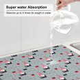 thumbnail image 5 of Sikiie Christmas Gnome 1 Dish Drying Mat, Kitchen Counter Mat, Self Drying Mat for Kitchen Counter Dish Drying Pad ,for Dishes, Utensils, Pots and Pans(24" x 18"), 5 of 7