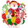 thumbnail image 3 of Juego de globos de látex navideños, muñeco de nieve, bastón de caramelo, película de aluminio, decoración para fiestas, globos de tela con lentejuelas, 3 of 5