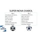 thumbnail image 3 of Balón de Futbol Gaser Azul Oro Super Nova No. 4, 3 of 4
