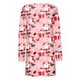 thumbnail image 6 of Munlar Womens Jackets Lightweight Trendy-Fashion Christmas Printed Long Sleeve Cardigan With Pocket Loose Casual Blouses Rain Coats for Women Clearance, 6 of 7