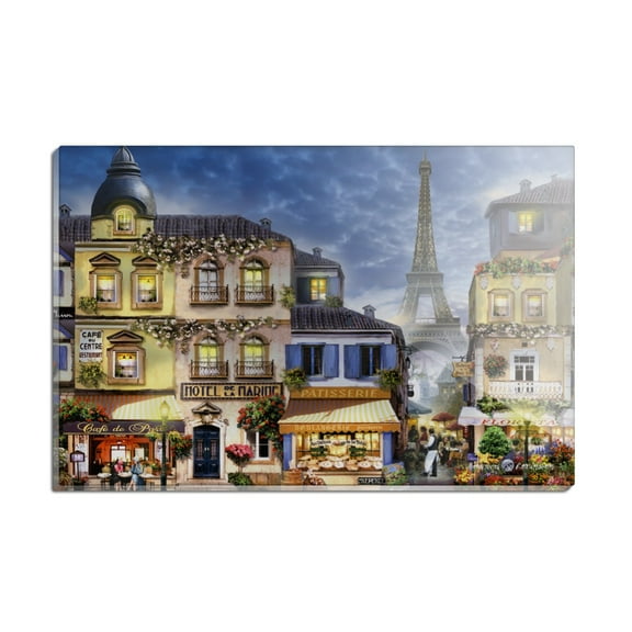 Old Paris France Eiffel Tower Rectangle Acrylic Fridge Refrigerator Magnet