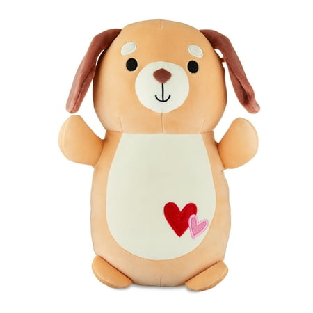 Squishmallows Official Hugmee Plush 10 inch Brown Dog - Child's Ultra Soft Stuffed Plush Toy