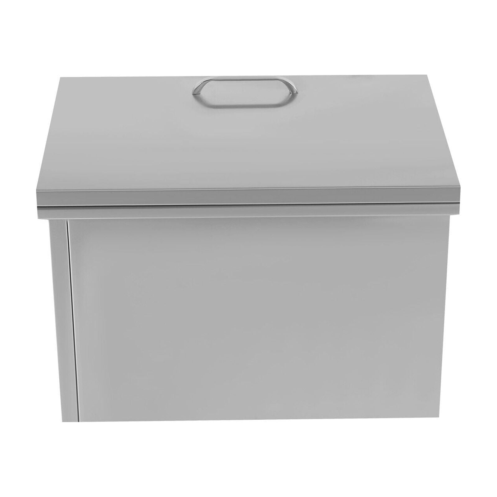 40L Drop in Ice Chest Beer Ice Bin Chiller Cooler Stainless Steel with Hinged Cover