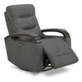 thumbnail image 4 of CHITA Power Swivel Glider Rocker Recliner Nursery Chair with USB for Living Room, Fabric, Iron Gray, 4 of 12
