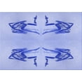 thumbnail image 1 of Ahgly Company Machine Washable Indoor Rectangle Transitional Light Slate Blue Area Rugs, 6' x 9', 1 of 7