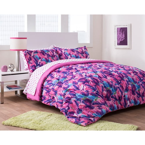 Formula Tula Tulips Complete Bedding Set, Pink