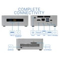 thumbnail image 3 of Intel NUC6i3SYH Mini PC, Intel Core i3-6100U 2.3GHz, 16GB RAM, 256GB NVMe SSD, HDMI, Mini DisplayPort, Card Reader, Wi-Fi, Bluetooth, Windows 10 Pro, 3 of 6