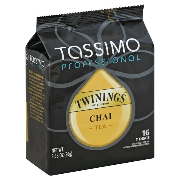 5 PACKS Tassimo T Disc, Chai Tea, 3.38 Ounce