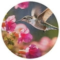 thumbnail image 3 of Flower Hummingbird Round Rugs -Washable Non-Slip Small Round Area Rug Throw Soft Circle Rugs for Bedroom, Modern Print Indoor Carpet for Entryway Sofa Living Room, 3 of 6