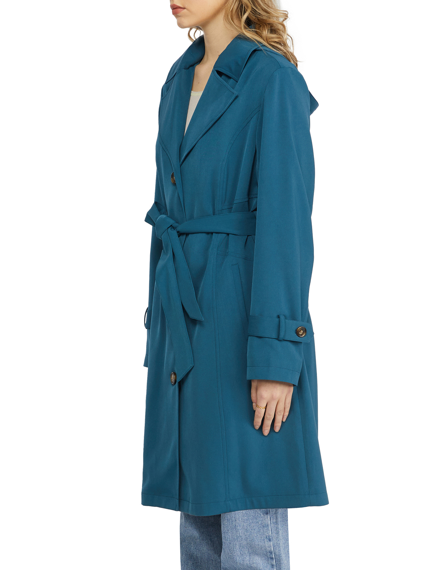 NVLT Women's Single Breasted Belted 