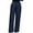 Navy, variant on Wyobmus Women's Lightweight Puffy Pants Warm Fleece Lined Insulated Puffer Quilted Pants Fashion High Waisted Open Bottom Oversized Warm Pants Black