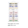 thumbnail image 3 of 12 piezas Pulsera de cuentas Evil Oye Ajustable Azul Brazalete de protección de pulseras de cuerda del ojo mal, 3 of 6