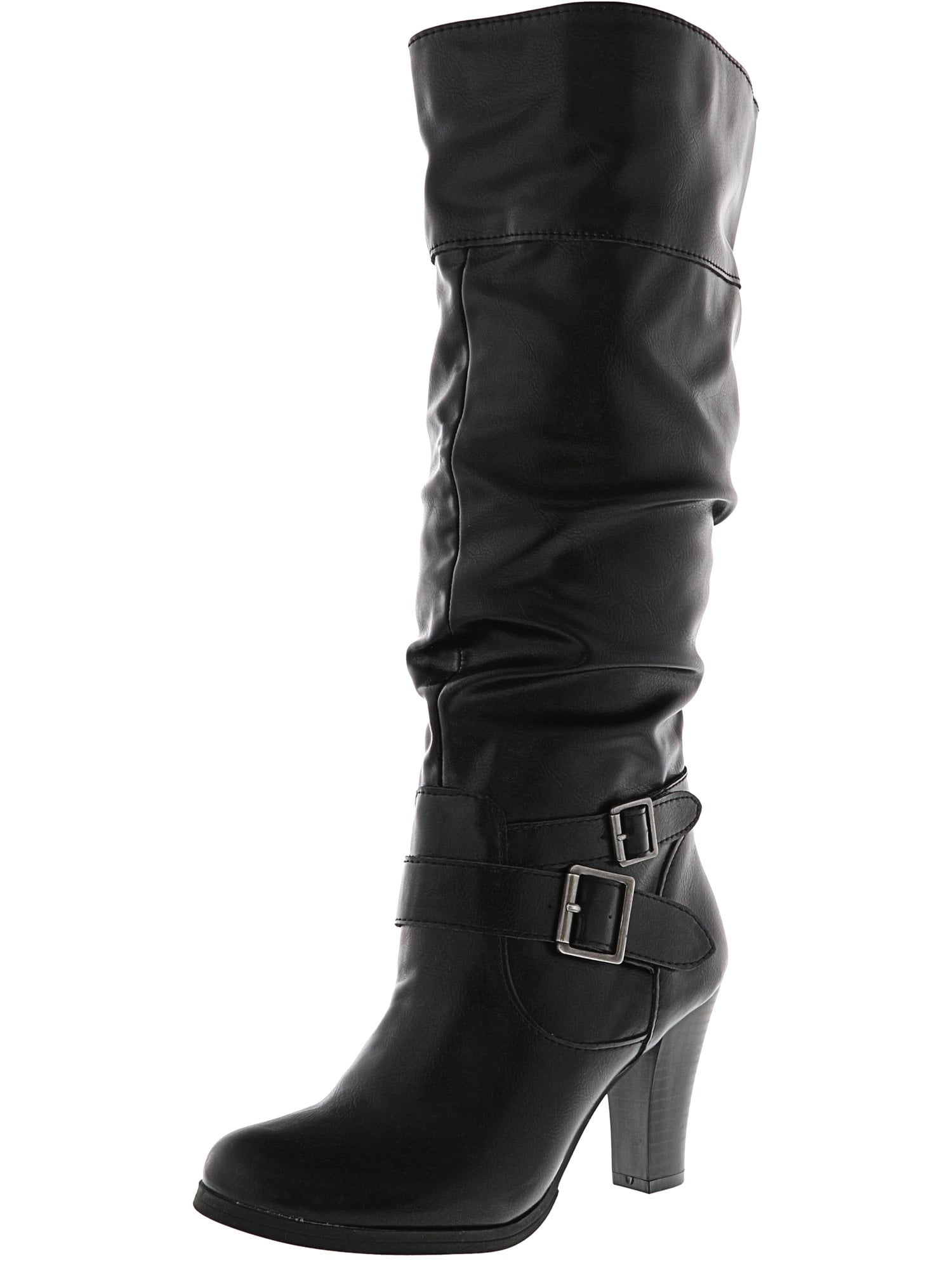 Style And Co Women's Rudyy Black Knee-High Boot - 5M