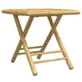 thumbnail image 3 of vidaXL 3 Piece Bistro Set Bamboo, 3 of 5
