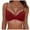 Wine, variant on Youyipin womens swimsuits Twist Front Bikini Top V Neck Padded Swimsuit Top Adjustable Spaghetti Straps Bathing Suit Tops vacation outfits for women