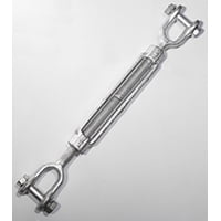 - BARON 19-1/2X9 Turnbuckle, 2200 lb Weight Capacity, Jaw Fitting A, Jaw Fitting B, Galvanized Steel